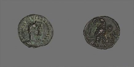 Tetradrachm (Coin) Portraying Emperor Gallienus, AD 267/268, Roman, Roman Empire, Billon, Diam. 2.2