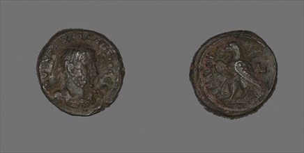 Tetradrachm (Coin) Portraying Emperor Gallienus, AD 253/268, Roman, Roman Empire, Billon, Diam. 2.4