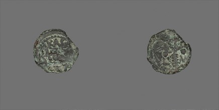 Coin Depicting a Stalk of Grain, Procurator M. Ambibulus (reign of Augustus), AD 9/10 or 10/11,