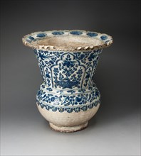 Jardinière, 1700/75, Talavera poblana, Puebla, Mexico, Puebla, Tin-glazed earthenware, 44 x 41.9 cm