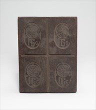 Biscuit or Sugar Paste Mold, Early to mid 18th century, Russia, Wood, 23.2 x 17.8 x 2 cm (9 1/8 x 7
