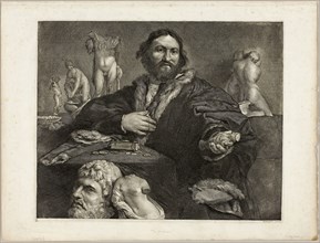 The Virtuoso, n.d., Cornelis Visscher (Dutch, c. 1629-1658), after Correggio (Italian, c.