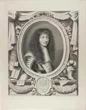 Louis XIV, 1663, Robert Nanteuil, French, 1623-1678, France, Engraving on paper, 405 × 334 mm
