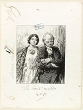 Les-Parents-Terribles series: Come, come a ball’s always the same, 1853, Paul Gavarni, French,