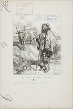 Les-Parents-Terribles series: A fine creature—and no corsets, 1852–53, Paul Gavarni, French,