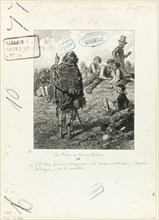 Les Propos de Thomas Vireloque: The old story, my lambkins, 1852, Paul Gavarni, French, 1804-1866,