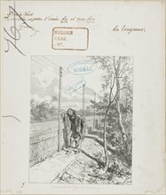 Les Propos de Thomas Vireloque: Misere et corde, first speech, then…, 1852–53, Paul Gavarni,