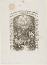 Frontispiece for the Revue Fantaisiste, 1861, Rodolphe Bresdin, French, 1825-1885, France, Etching