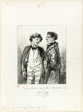 Husbands Always Make Me Laugh: Really my son-in-law, 1853, Paul Gavarni, French, 1804-1866, France,