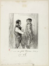Husbands Always Make Me Laugh: And the judge’s son told my wife, 1853, Paul Gavarni, French,