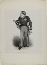 Mr. Choiseul, (called le Duc), plate 502, 1835, Honoré Victorin Daumier, French, 1808-1879, France,