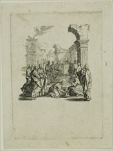 Washing the Feet, from The Small Passion, 1624/31, Jacques Callot, French, 1592-1635, France,