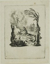 The Agony in the Garden, from The Small Passion, 1624/31, Jacques Callot, French, 1592-1635,
