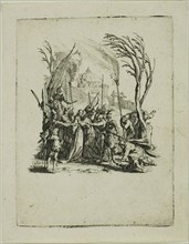 The Betrayal, from The Small Passion, 1624/31, Jacques Callot, French, 1592-1635, France, Etching