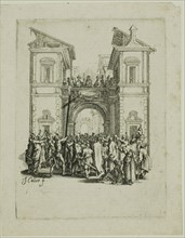 The Presentation to the People, from The Small Passion, 1624/31, Jacques Callot, French, 1592-1635,