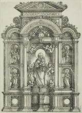 Altarpiece with the Beautiful Virgin of Regensburg and Saints Christopher, Mary Magdalen, Florian
