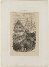 The Neighborhood, from Revue Fantaisiste, 1861, Rodolphe Bresdin, French, 1825-1885, France,