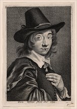 Self-Portrait, 1649, Cornelis Visscher, Dutch, c. 1629-1658, Holland, Etching and engraving in