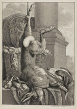 Dead Hare, 1649, Wenceslaus Hollar (Czech, 1607-1677), after Pieter Boel (Flemish, 1622-1674),