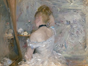 Woman at Her Toilette, 1875/80, Berthe Morisot, French, 1841-1895, France, Oil on canvas, 60.3 × 80