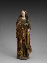 Saint Catherine of Alexandria, About 1515, German, Swabia, Germany, Linden wood with some original