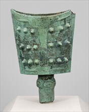 Bell (nao), Western Zhou dynasty (1046–771 B.C.), China, probably Hunan province, China, Bronze, H.