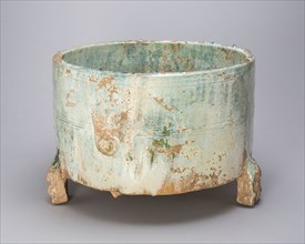 Tripod Cylindrical Jar (Lian or Zun), Eastern Han dynasty (25–220 A.D.), 2nd century, China,