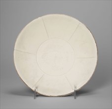 Shallow Lobed Bowl with Peony Scroll, Northern Song dynasty (960–1127), 11th century, China, Ding