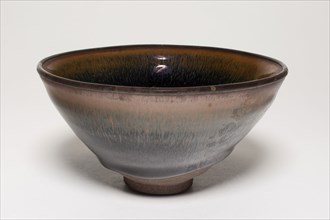 Tea Bowl, Song dynasty (960–1279), 12th/13th century, China, Jian ware, stoneware with dark brown