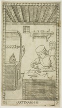 The Artisan, plate three from The Ranks and Conditions of Men, c. 1465, Master of the E-Series
