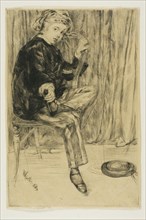 Arthur Haden, 1859, James McNeill Whistler, American, 1834-1903, United States, Drypoint in black