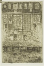 The Embroidered Curtain, 1889, James McNeill Whistler, American, 1834-1903, United States, Etching