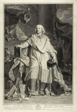 Portrait of Jacques Bénigne Bossuet, Bishop of Meaux, 1723, Pierre-Imbert Drevet (French,