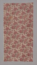 Cape Provencale (Dress or Furnishing Fabric), 1725/75, France, Cotton, plain weave, block printed,