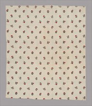 Panel (Dress Fabric), c. 1785, France, Jouy-en-Josas, France, Cotton, plain weave, block printed,