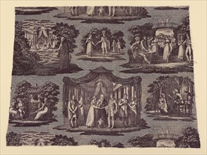 La Trève de Dieu (God’s Truce) (Furnishing Fabric), c. 1820, France, Alsace, Munster, Munster,