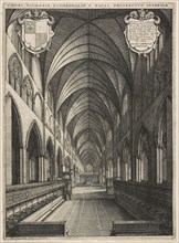 St. Paul’s Choir, 1658, Wenceslaus Hollar, Czech, 1607-1677, Bohemia, Etching on ivory laid paper,
