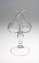 Cruet for Oil and Vinegar (Guédoulfe), Mid 18th century, France, Glass, 26 × 13.3 × 12.1 cm (10 1/4