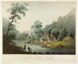 Between Crogen & Llandrillo on the R. Dee, published 1793, Francis Jukes, English, 1745-1812,