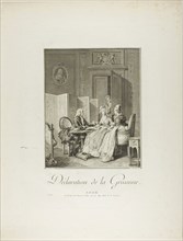 Announcement of Pregnancy, from Monument du Costume Physique et Moral de la fin du Dix-huitième