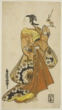 The Actor Nakamura Takesaburo I in a female role, c. 1718, Torii Kiyomasu II, Japanese, 1706