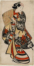 The Actor Takii Hannosuke as an effeminate youth, c. 1707, Attributed to Torii Kiyonobu I,