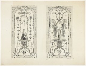 Screen of Six Sheets (311 & 312), n.d., Louis Crépy, Jr., French, 18th century, France, Etching on