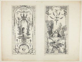 Screen of Six Sheets (313 & 314), n.d., Louis Crépy, Jr., French, 18th century, France, Etching on