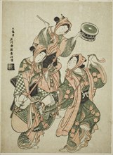 The Hobby Horse Dance (harugoma odori), c. 1750, Ishikawa Toyonobu, Japanese, 1711-1785, Japan,