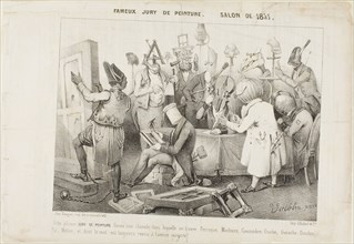Fameux Jury de Peinture. Salon de 1841, 1840, reissued 1841, Clément Pruche (French, active