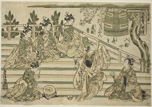 Evening Bell of Dojoji (Dojoji no bansho), no. 1 from the series Eight Views of Children (Osana