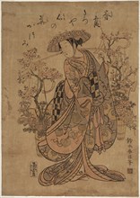 A Flower Vendor, 1751/64, Suzuki Harunobu ?? ??, Japanese, 1725 (?)-1770, Japan, Color woodblock