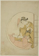 Fulling Cloth, c. 1765, Suzuki Harunobu ?? ??, Japanese, 1725 (?)-1770, Japan, Color woodblock
