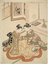 Young Women Playing Cat’s Cradle, c. 1767/68, Attributed to Suzuki Harunobu ?? ??, Japanese, 1725